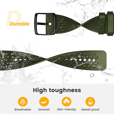 ANBEST Silikon Armband für Polar Vantage M Armband, Sport Ersatzarmband für Polar Vantage M2/Polar G