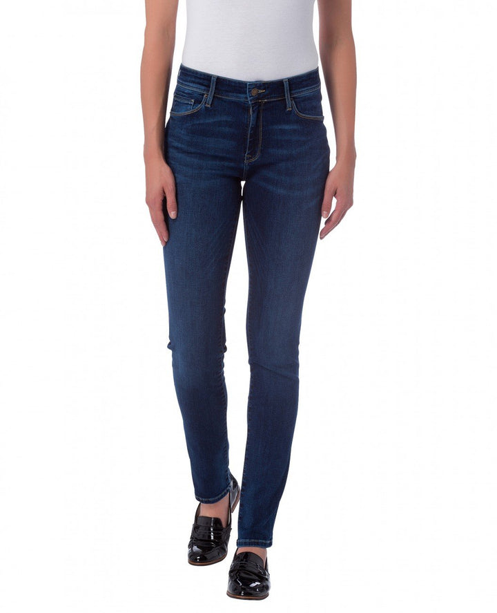 Cross Damen Slim Jeans 28W / 30L Blau (Dark Blue 120), 28W / 30L Blau (Dark Blue 120)