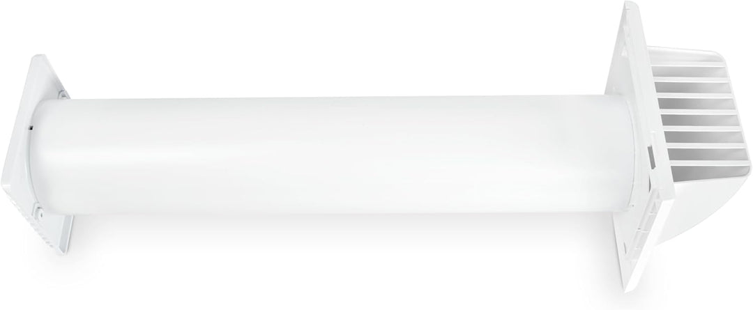 SYSTERM Abluftset Ø 100 mm mit Ventilator, Lüftungsanlage und Aussenlüftung Wetterschutzgitter. Klei