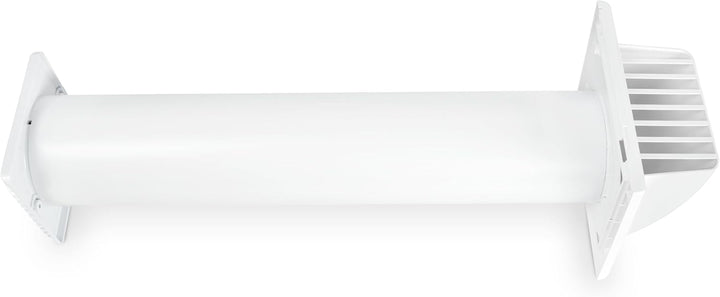SYSTERM Abluftset Ø 100 mm mit Ventilator, Lüftungsanlage und Aussenlüftung Wetterschutzgitter. Klei
