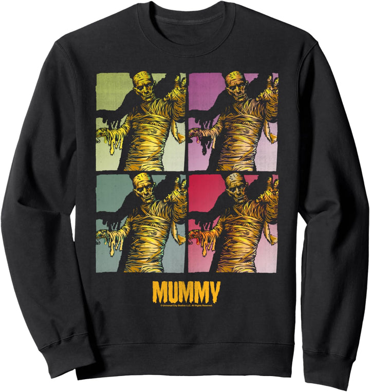 Universal Monsters The Mummy Pop Art Box Up Sweatshirt