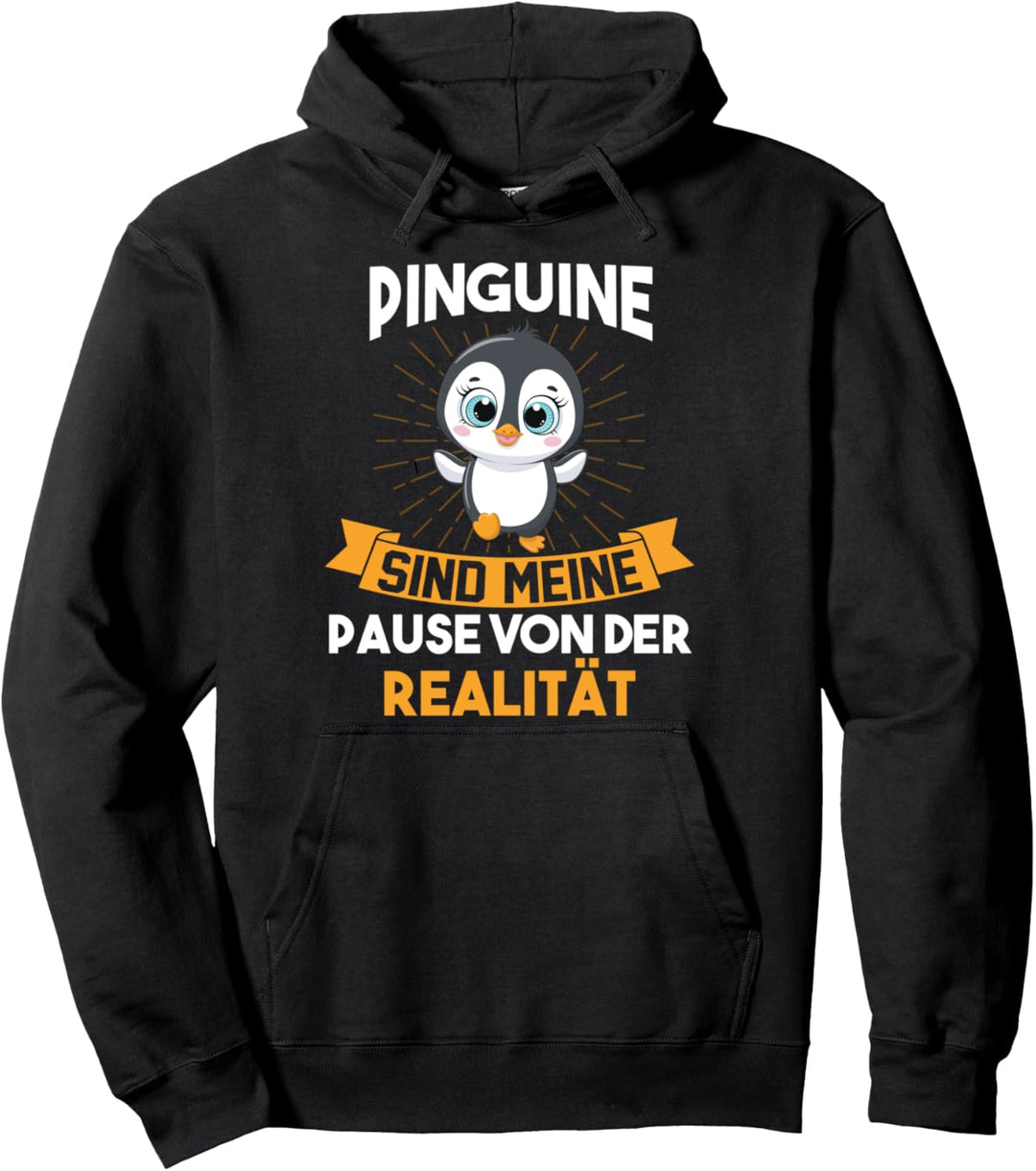 Meditation Yoga Pinguin Pinguine Pullover Hoodie