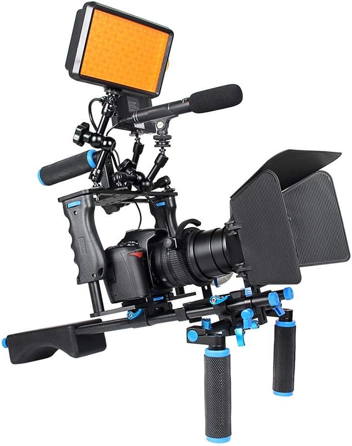 Professionelles Kit für das Erstellen von Filmvideosystemen, Schulterstabilisator für DSLR-Kameras m