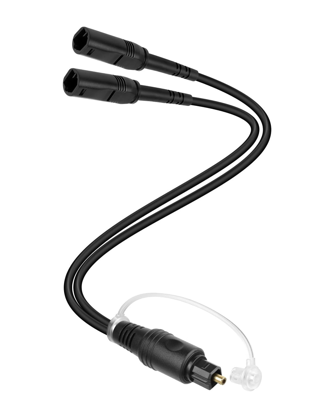 YANBORONSON Toslink Digitales Optisches Splitterkabel 1 Eingang 2 Ausgänge, 1x2 Audio-Splitter, Opti