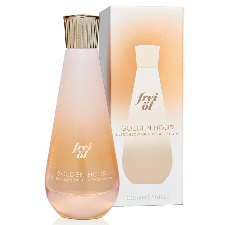 frei öl – ULTRA GLOW ÖL Golden Hour mit zart-würzigem Duft - für Gesicht & Körper - für mehr Glow &