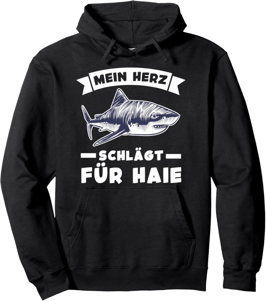 Hai Haifisch Haifische Pullover Hoodie