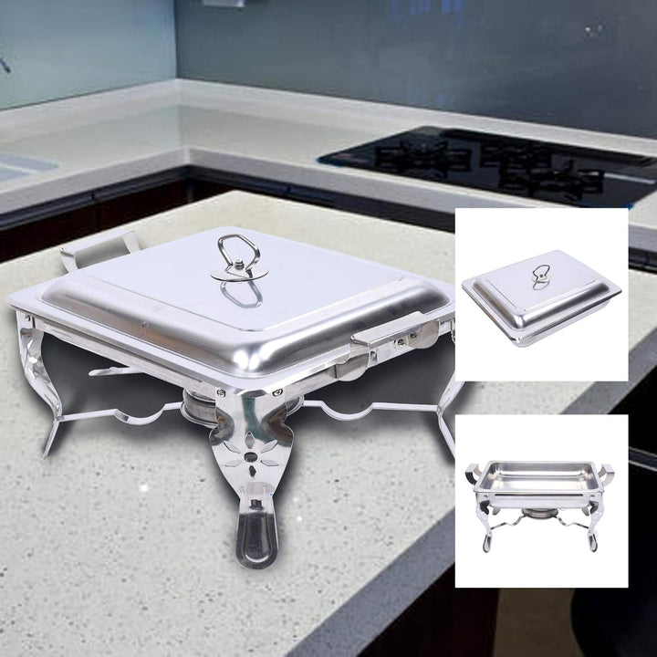 Chafing Dish Edelstahl Warmhaltebehälter Speisewärmer Buffetwärmer Wärmebehälter Für Catering Buffet