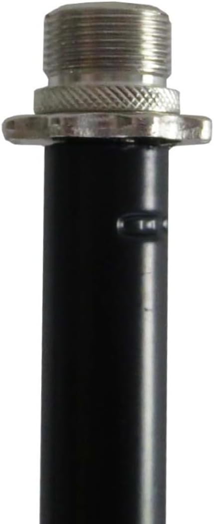 keepdrum MS096 Mikrofonständer gerade, ausziehbar mit Guss-Sockel + universal Mikrofonklemme MS096 +