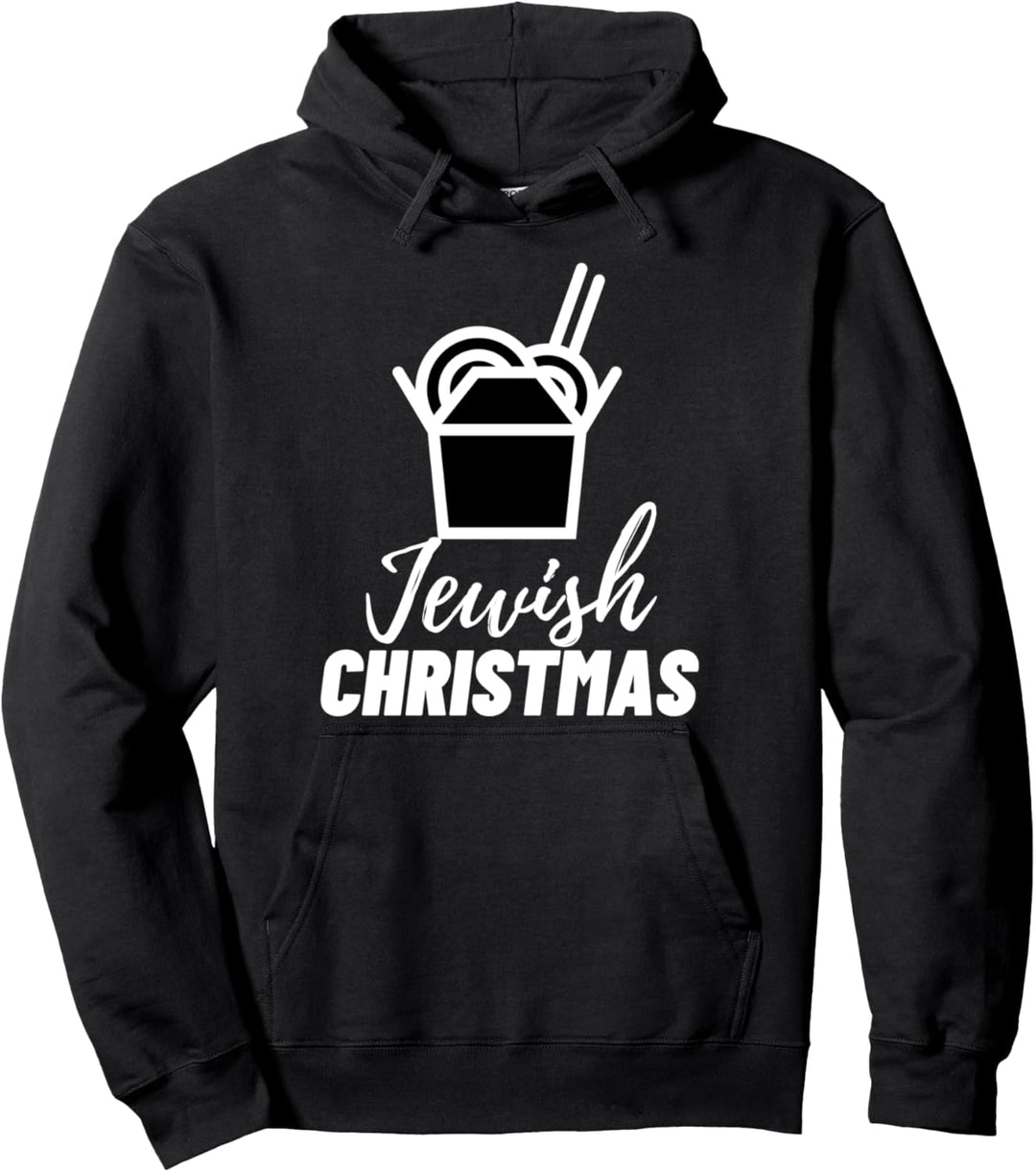 Jüdische Weihnachtsgeschenke Lustiges Essen nehmen Design Pullover Hoodie