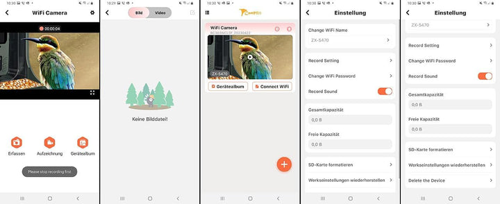 VisorTech Vogelkamera: Solar-Vogelhaus & Futterstelle mit WLAN-Full-HD-Kamera, Akku, PIR, App (Vogel