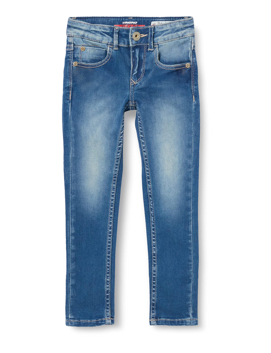 Vingino Mädchen Bettine Jeans 8 Jahre Slim Blue Vintage, 8 Jahre Slim Blue Vintage