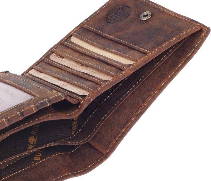 Greenburry Vintage Geldbörse Leder braun