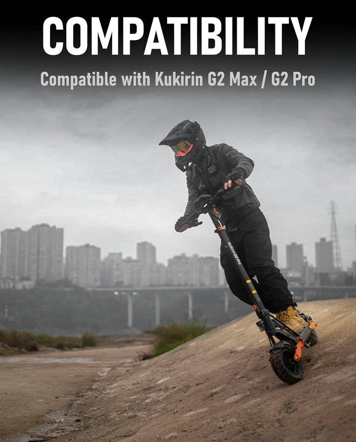 2 Paar Geräuscharme 4mm Scheibenbremsbeläge kompatibel mit KuKirin G2 Max / G2 Pro KickScooter Hitze
