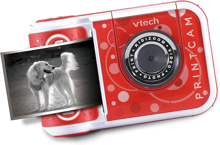 VTech KidiZoom Print Cam – Sofortbild-Kinderkamera mit Druckfunktion, Selfie- und Videofunktion, Eff