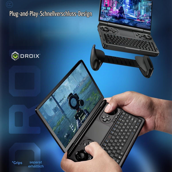 GPD Win Mini 2025 Handheld Gaming PC, AMD Ryzen 7 8840U, 8C/16T bis zu 5.1GHz, Radeon 780M GPU, 16GB