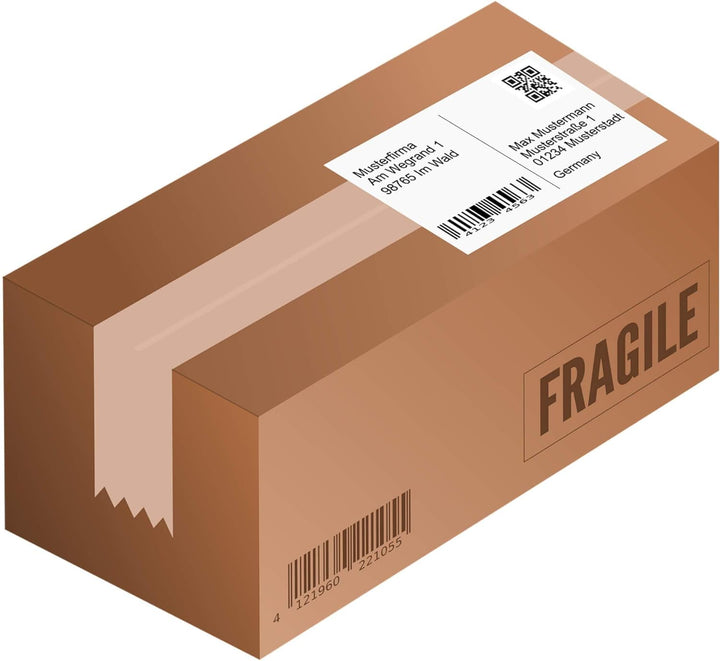 Universal Versand-Etiketten 1000 Stk. 210 x 148,5 mm weiss permanent selbstklebend - 500 A4 Bogen Gr