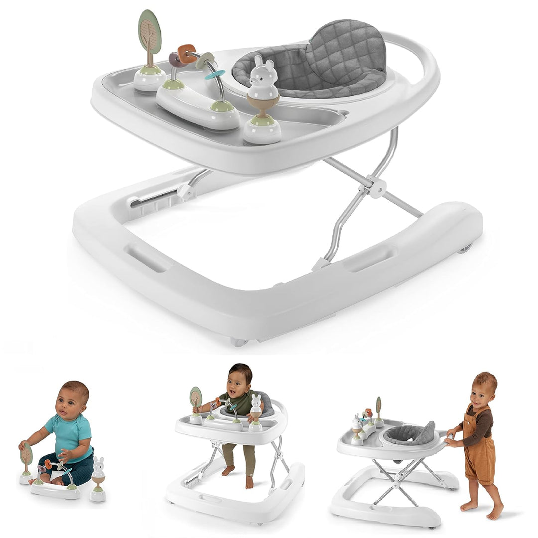 Ingenuity, Step & Sprout 3-in-1 Baby Lauflernhilfe, First Forest, Lauflernwagen mit Natur inspiriert