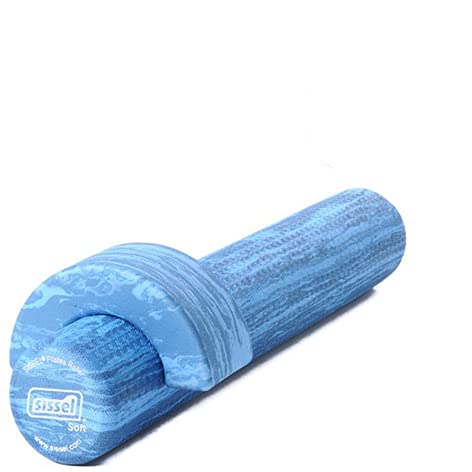 Pilatesrolle Sissel Soft Sissel Head Align Dynamic - Kombi Blaumarmoriert, - Kombi Blaumarmoriert