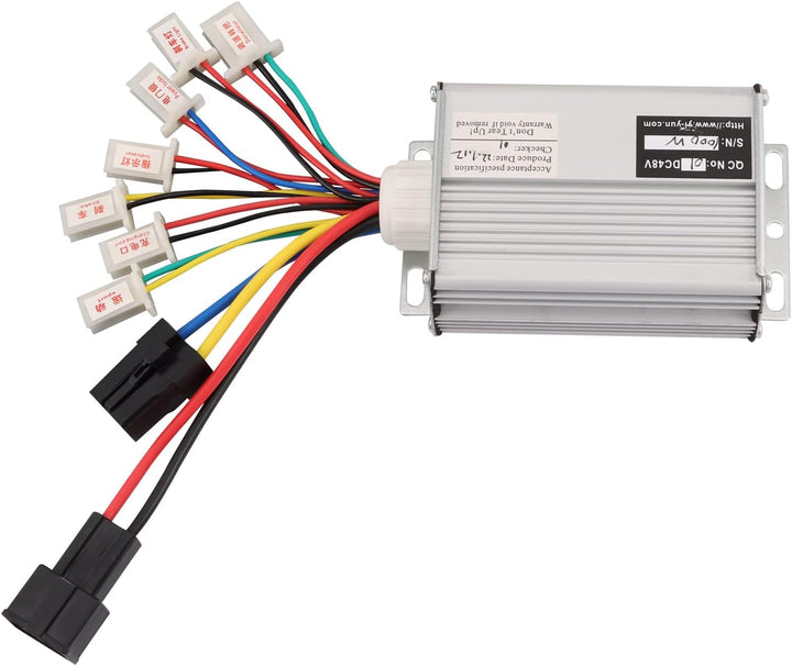 WOOSTAR Motorrad Spannungswandler 48V 1000W Ersatz für Elektrischeral Roller Ebike Tricycle Brush, 4