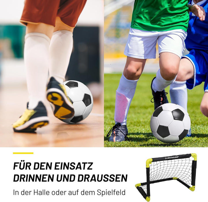 Dunlop Fussballtor - Fussballtor - Faltbares fussball Tor - Fussballtore für Garten Kinder - Fussbal