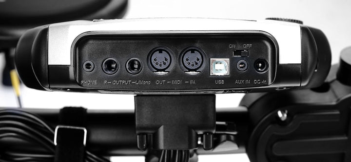 XDrum DD-520 PLUS E-Drum Set (elektronisches Schlagzeug, mit Sticks & Fussmaschine, Kopfhörer-Anschl