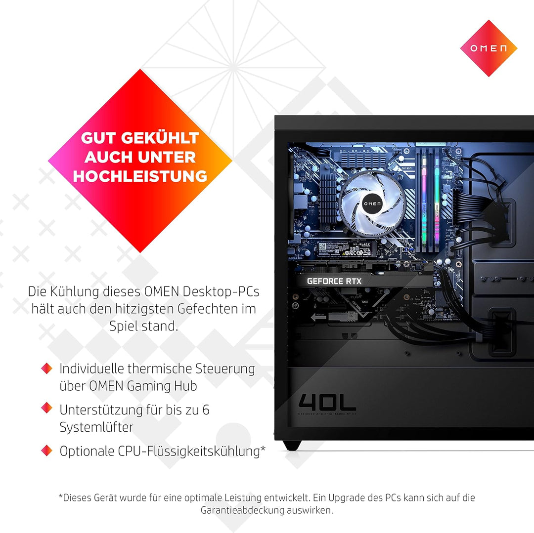 OMEN Gaming PC | AMD Ryzen 7 5800X | 16GB DDR4 RAM | 512GB SSD + 1TB HDD | NVIDIA GeForce RTX 3070 |
