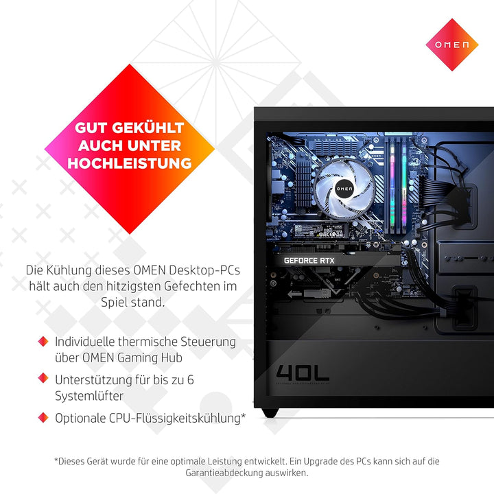 OMEN Gaming PC | AMD Ryzen 7 5800X | 16GB DDR4 RAM | 512GB SSD + 1TB HDD | NVIDIA GeForce RTX 3070 |
