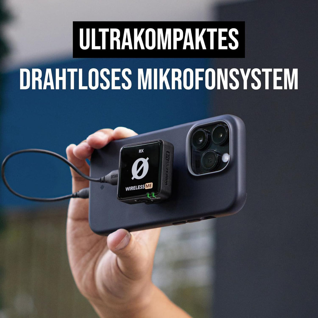 Rode Wireless ME Dual Mikrofon Funksystem + 2X Lavalier GO Ansteckmikrofon + keepdrum Mikrofasertuch