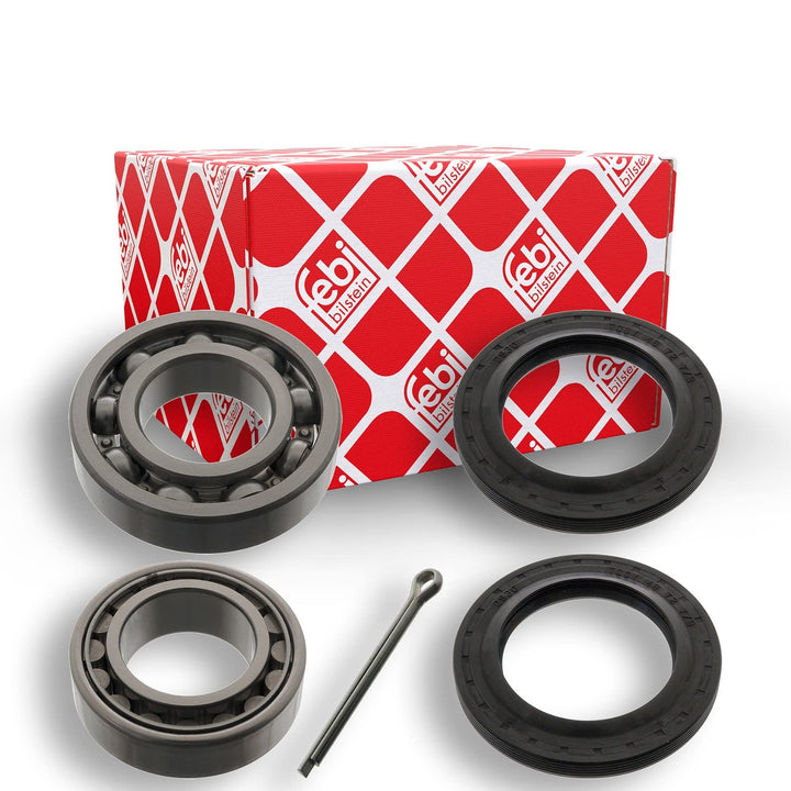 febi bilstein 03691 Radlagersatz mit Wellendichtringen und Splint , 1 Stück