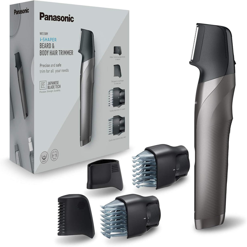 Panasonic ER-GY60-H503 Bart- und Präzisionstrimmer 3-in-1 (wiederaufladbar, Klingenform, i-Shaper, 4