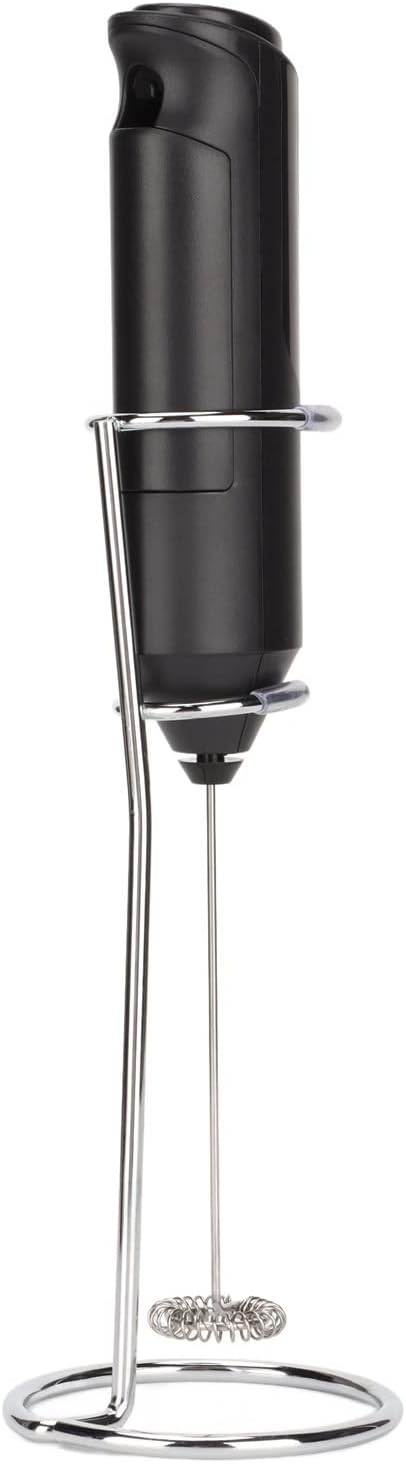 Elektrischer Milchaufschäumer mit Halterung für Kaffee, Automatischer Milchschaumbereiter für Kugels