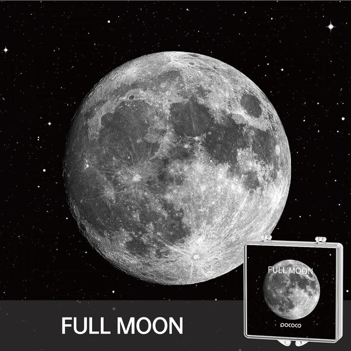 Realistische Scheiben Mond und Stern - Discs für POCOCO Galaxy Lite Star Projector Home Planetarium,