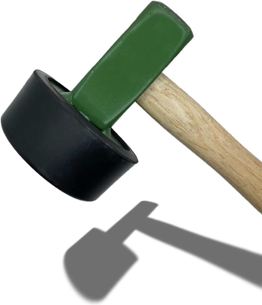 VERLEGEHILFEN Profi Plattenlegerhammer 2.500g - Gummihammer mit Holzgriff - Werkzeug