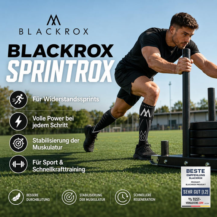 BLACKROX Kompressionsstrümpfe Sport Astropreform Kompressionssocken Vergleichssieger Sportkompressio