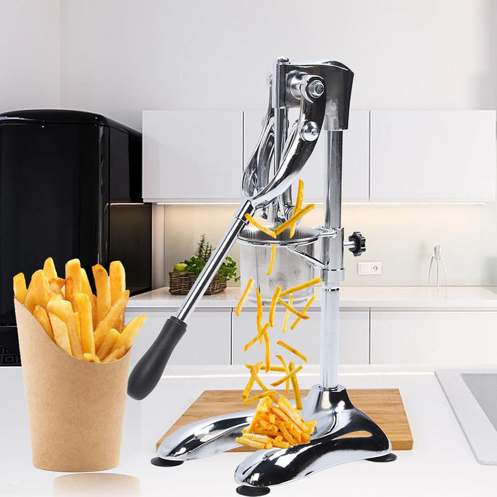 Manuelle Lange Pommes-Frites-Presse, 30 Cm, Gleichmässig Drückender Edelstahl-Kartoffelextruder für