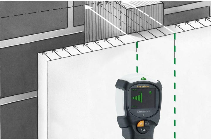 Laserliner Ortungsgerät MultiScanner Plus 080.967A Ortungstiefe (max.) 120mm Geeignet für eisenhal