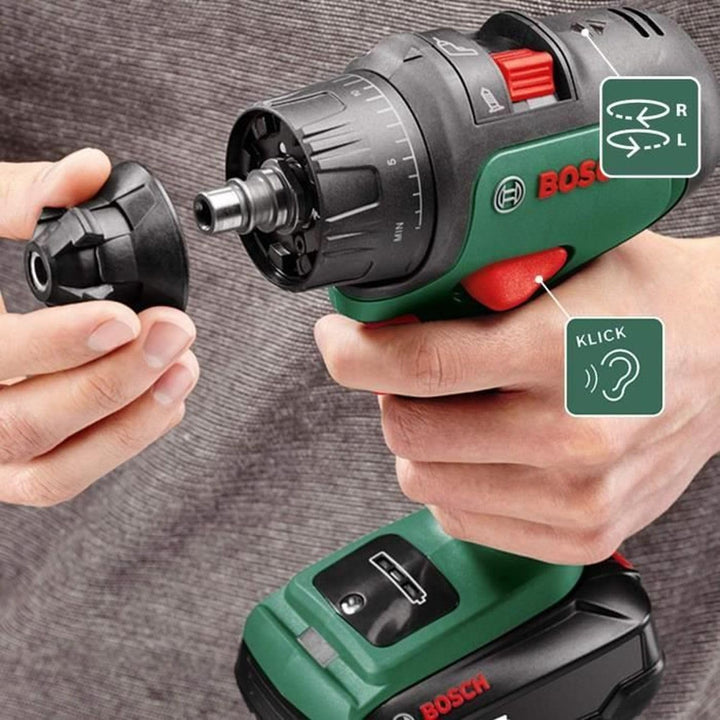 Bosch Home and Garden Bosch Akku Schlagbohrmaschine AdvancedImpact 18 (2 Akkus, 18-Volt-System, im H