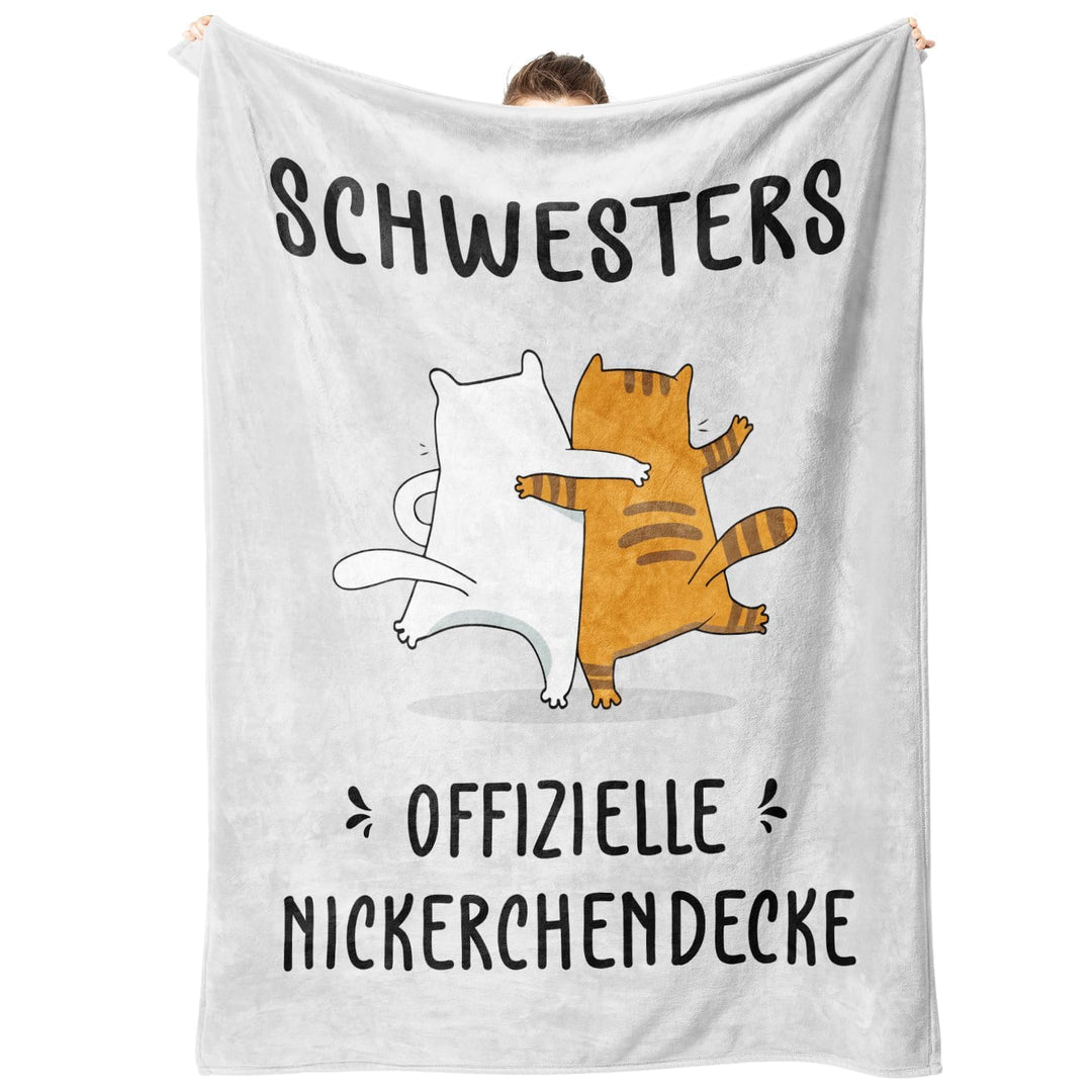 Juratar An Meine Schwester, Personalisierte Decke Geschenke für Schwester, Geschenk Schwester Geburt