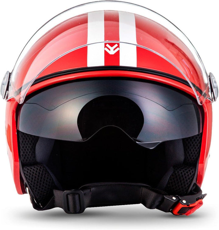 ARMOR HELMETS® AV-63 „Fun Matt Black“ · Jet-Helm · Motorrad-Helm Roller-Helm Scooter-Helm Moped Mofa