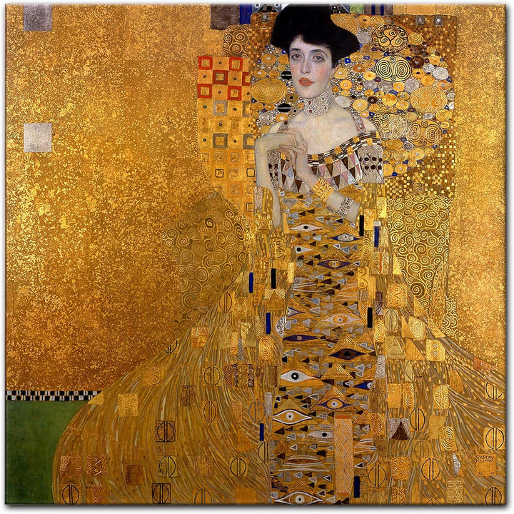 Bilderdepot24 Bild auf Leinwand | Gustav Klimt Adele Bloch Bauer I in 60x60 cm als Wandbild | Wand-d