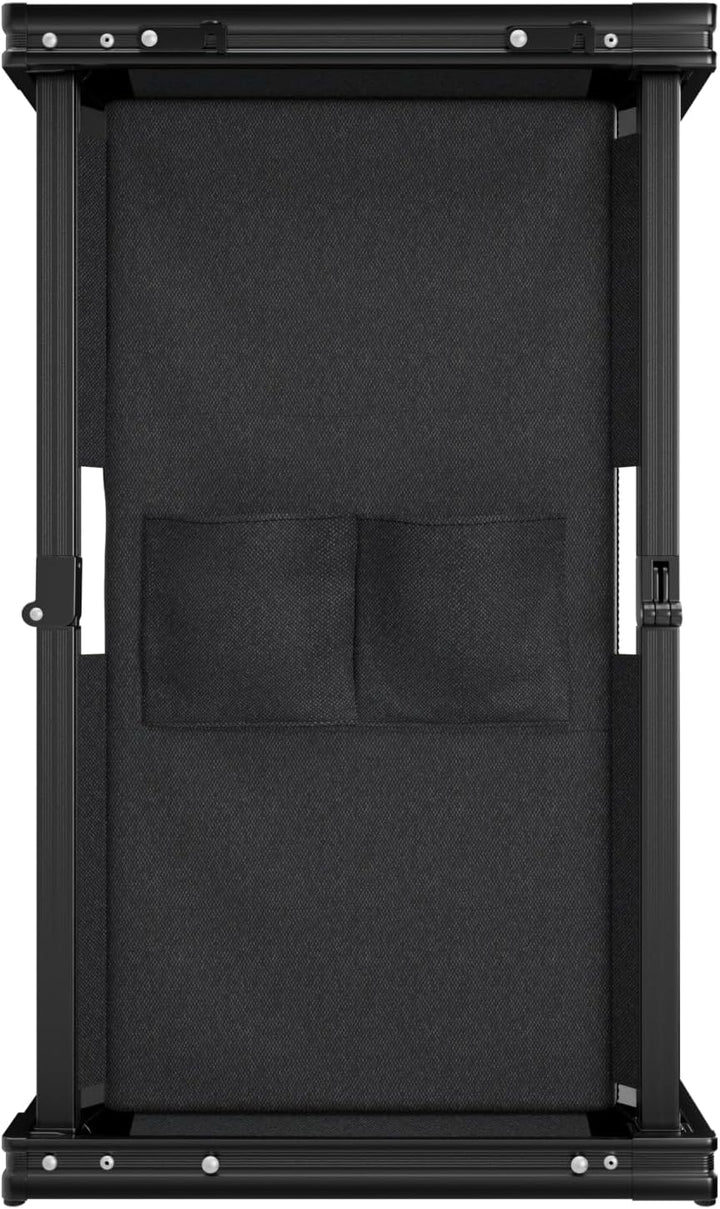 24MOVE® Campingküche faltbar, höhenverstellbarer Campingschrank Alu Reiseküche mit Arbeitsplatte und