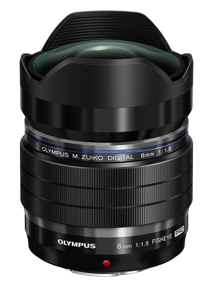 Olympus M.Zuiko Digital ED 8mm F1.8 PRO Objektiv, lichtstarke Festbrennweite, geeignet für alle MFT-