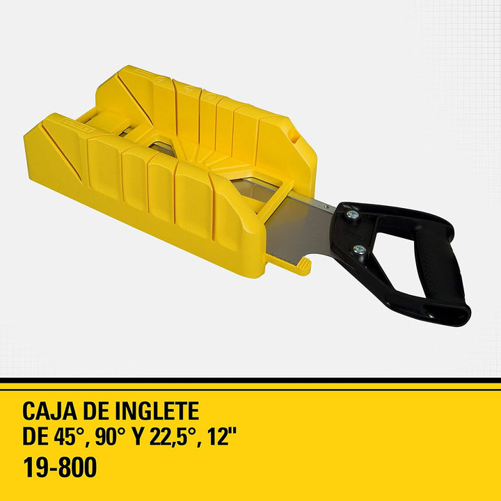 Stanley Gehrungsbox für 19-800 Sägen, mit 30,5 cm Rücksäge, 1 Stück