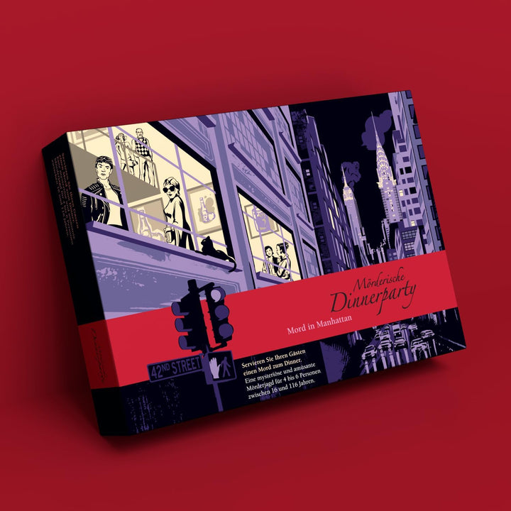 Blaubart Mörderische Dinnerparty Nr. 15 – Mord in Manhattan - Krimidinner für zuhause 4 bis 6 Person