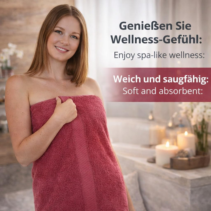 Betz Palermo Duschtücher – 4X Duschtuch aus 100% Baumwolle - Badetuch – Saunatuch –Liegetuch - 70 x