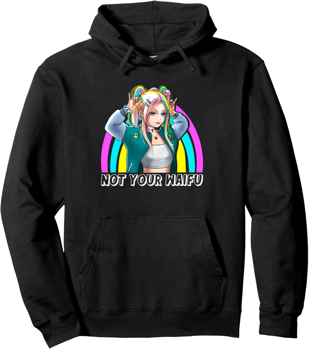 Not Your Waifu | Japanische Kunst | Manga Anime Pullover Hoodie