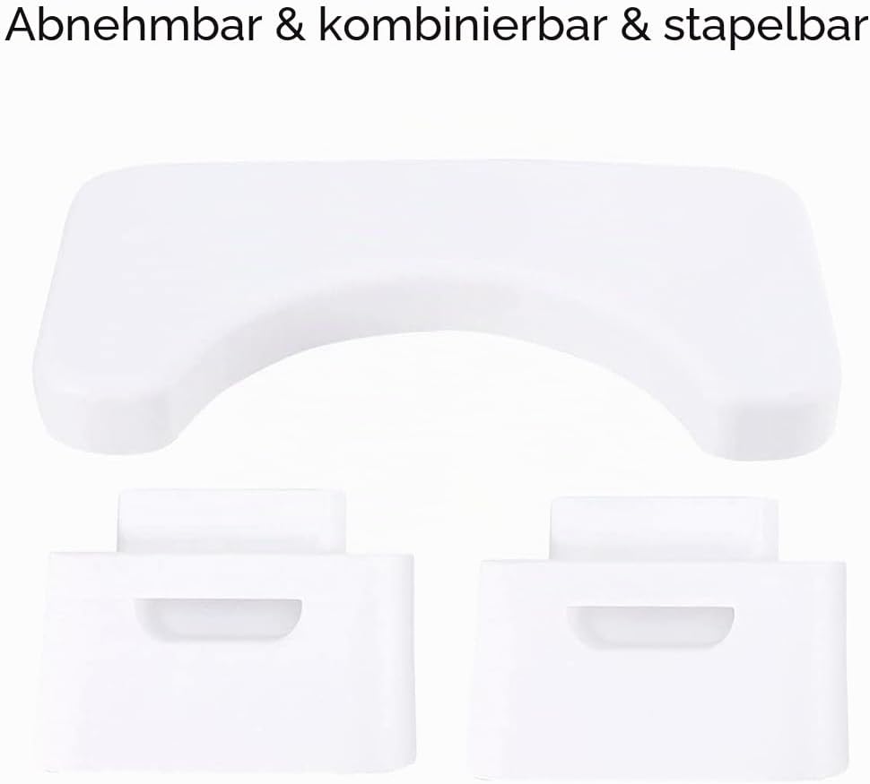 7 -Zoll -Toilettenhocker für Erwachsene und Kinder, abnehmbar und stapelbar, Badezimmer -Töpfchenstu