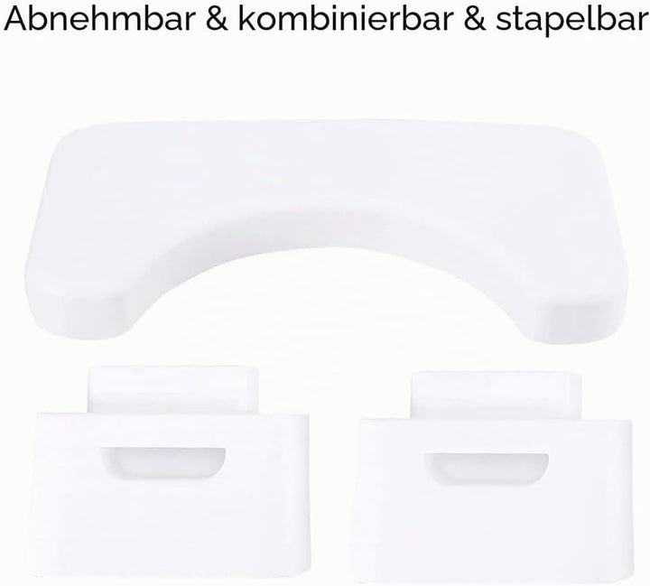 7 -Zoll -Toilettenhocker für Erwachsene und Kinder, abnehmbar und stapelbar, Badezimmer -Töpfchenstu