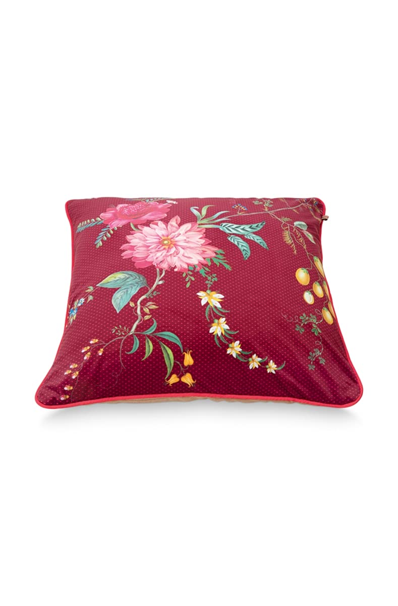 PiP Studio 51040338 Fleur Grandeur Red Kissen 60 x 60 cm (1 Stück)