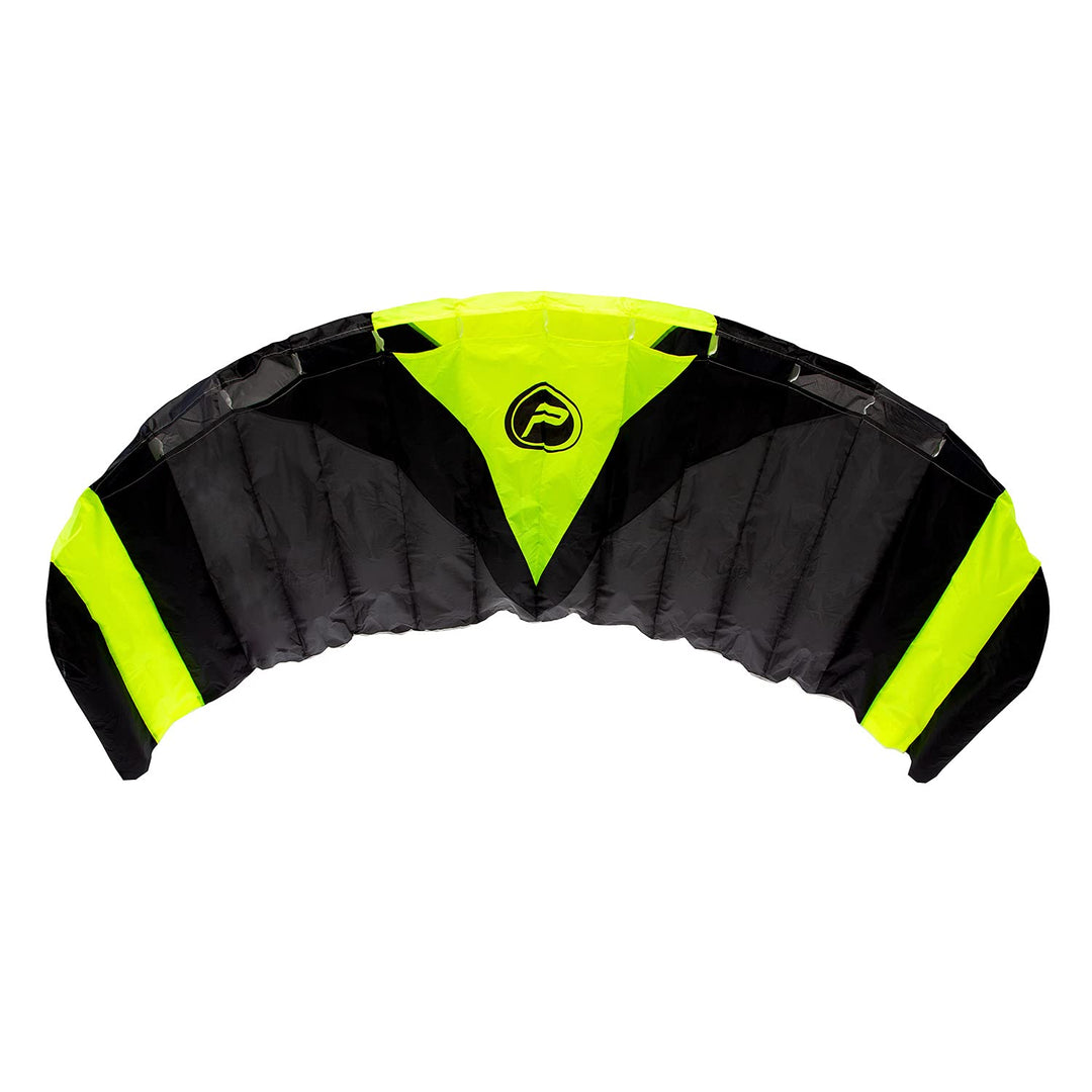Wolkenstürmer® Paraflex Quad 4-Leiner Lenkmatte 2.8 in gelb - „Ready to Fly“ Kite Drachen inkl. Hand